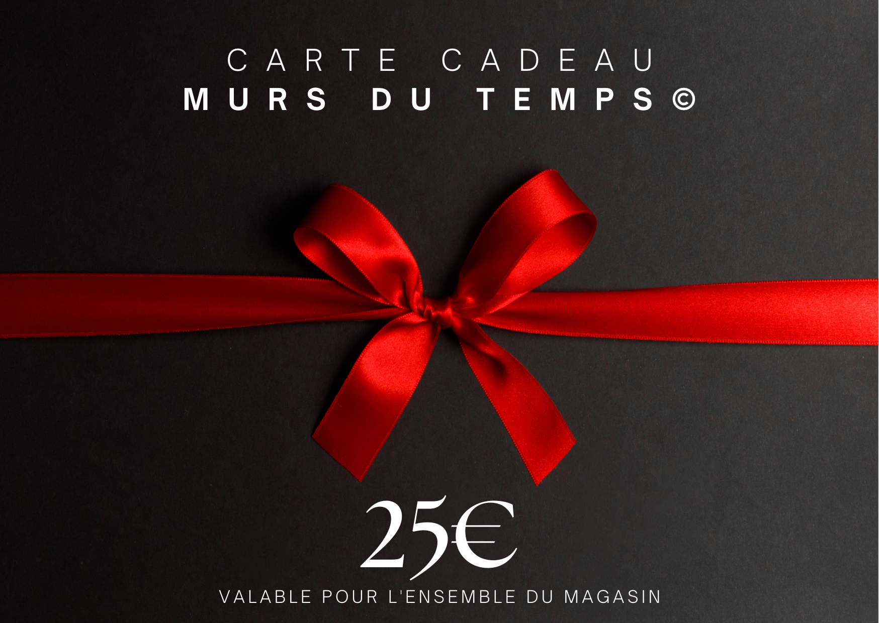 Card cadou｜Murs du temps©