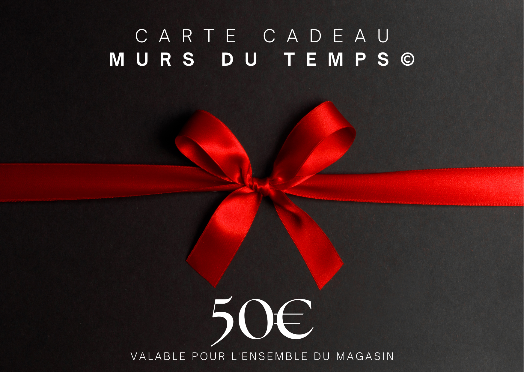 Card cadou｜Murs du temps©