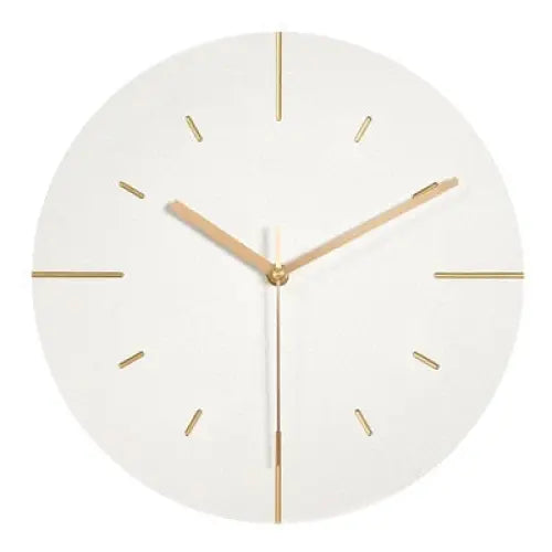 Horloge Murale Imitation Ciment - Horloges murales - blanc